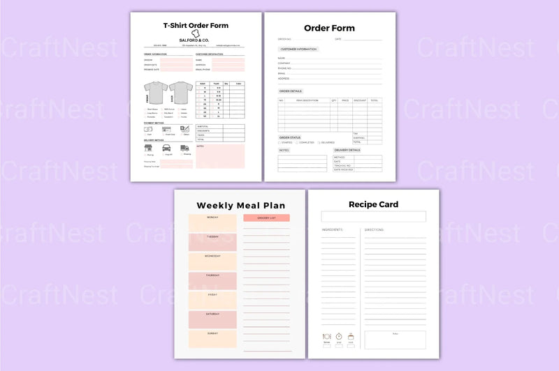 Editable Canva Template Collection - CraftNest - Digital Crafting and Art