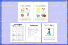 Summer Planner for Kids - Canva Template - CraftNest - Digital Crafting and Art