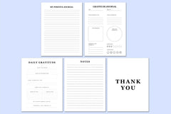 Gratitude Growth Planner - Printable Journal Bundle - CraftNest - Digital Crafting and Art