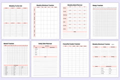 Weight Loss Planner - CraftNest - Digital Crafting and Art