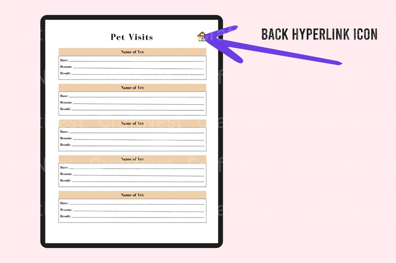 Pet Care Planner: Organize Your Pet's Health and Routine - CraftNest - Digital Crafting and Art