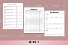 Health & Wellness Planner - CraftNest - Digital Crafting and Art