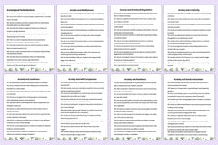400 Deep Anxiety Prompts for Mindfulness - CraftNest - Digital Crafting and Art
