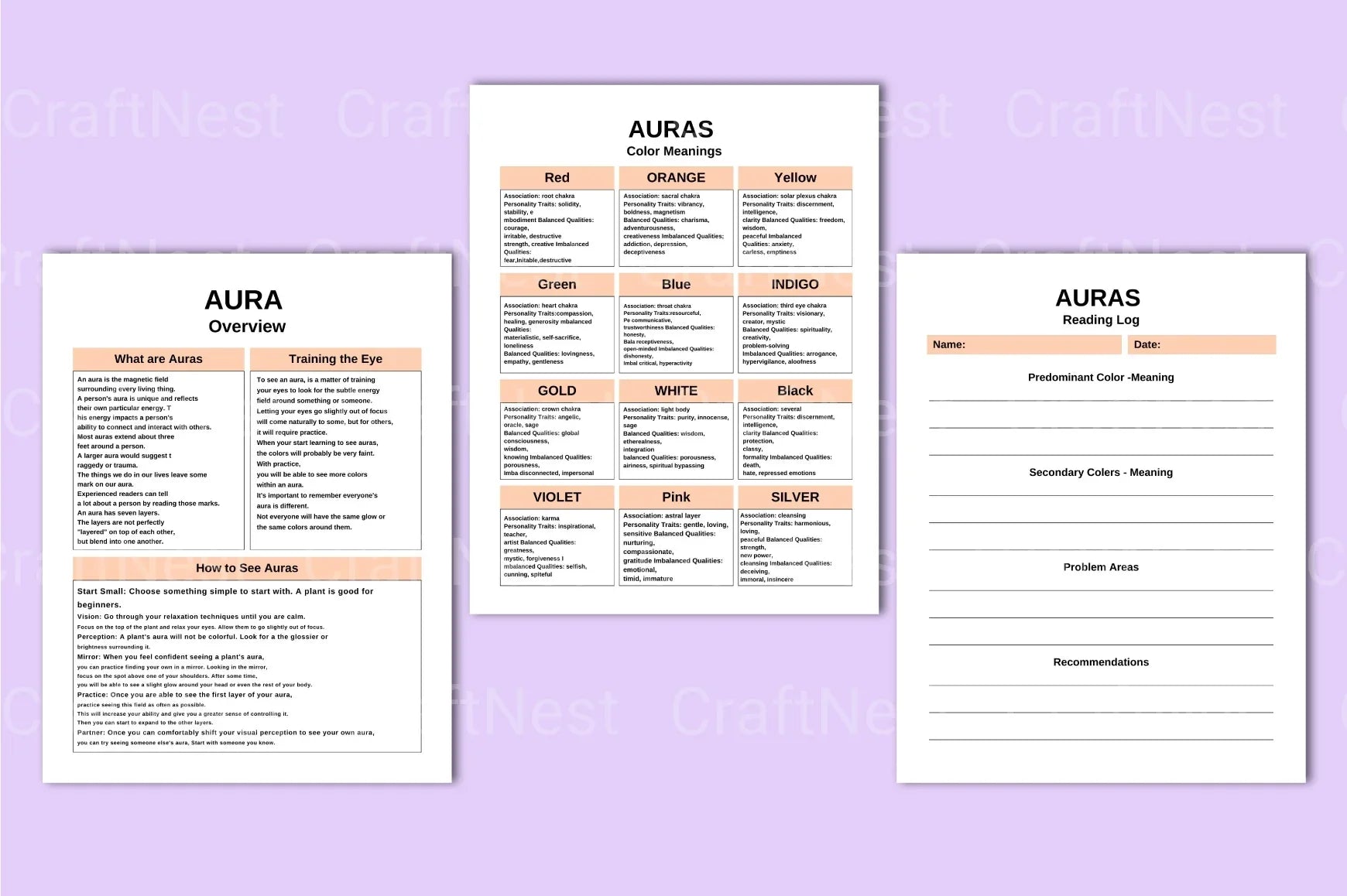Aura Guide Book: Your Essential Guide to Understanding Auras - CraftNest - Digital Crafting and Art