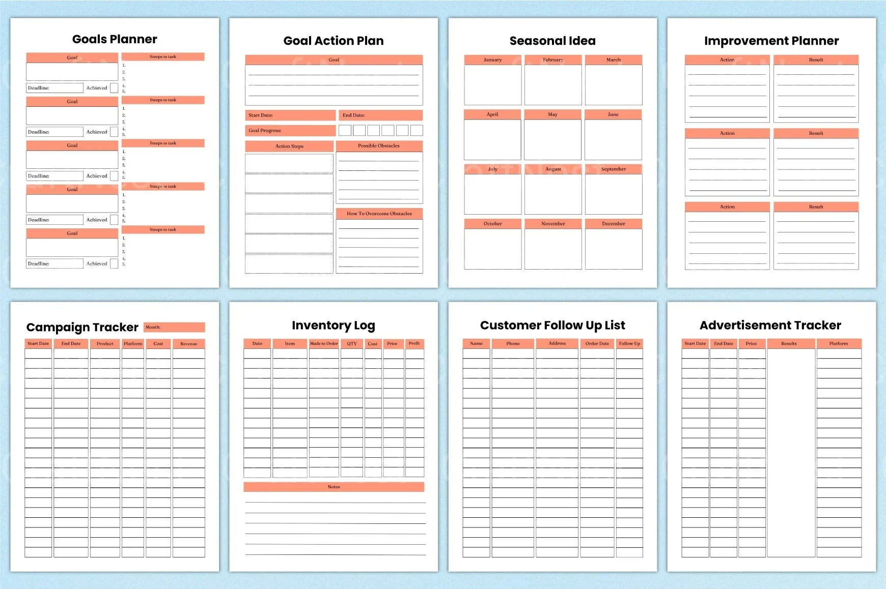 Small Business Planner 2024 - CraftNest - Digital Crafting and Art