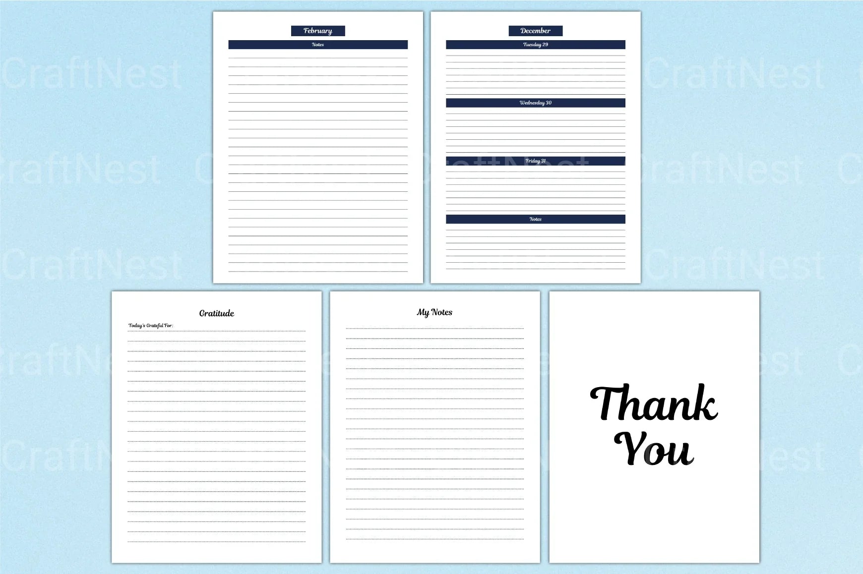 Moon Astrology Planner Canva Template - CraftNest - Digital Crafting and Art