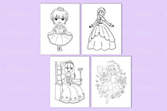 Fairy Tales Coloring Book for Kids - CraftNest - Digital Crafting and Art