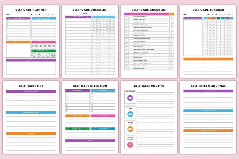 Self Care Growth Guide - CraftNest - Digital Crafting and Art