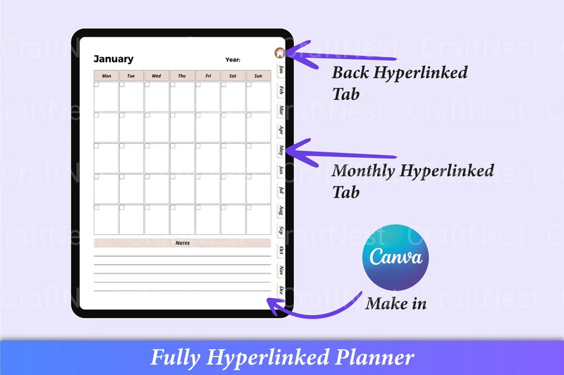 Budget Planner 2023 - CraftNest - Digital Crafting and Art