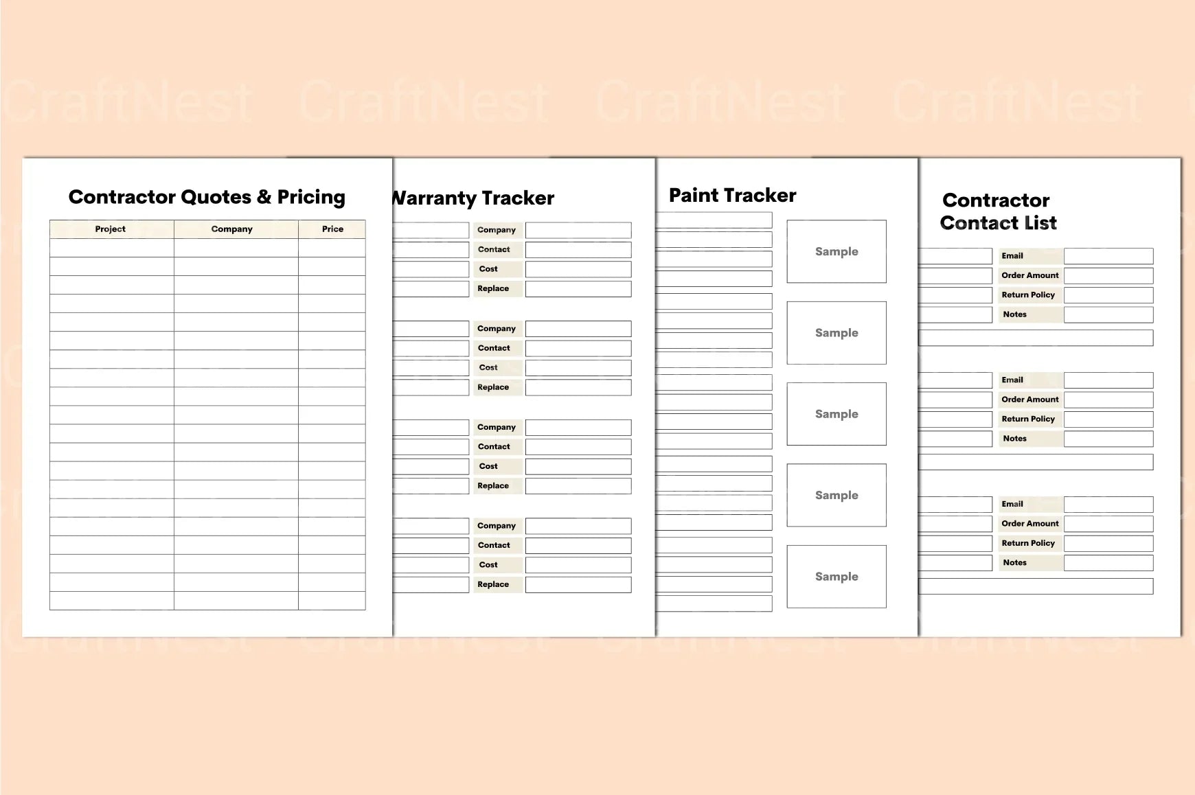 Home Renovation Planner Guide - CraftNest - Digital Crafting and Art