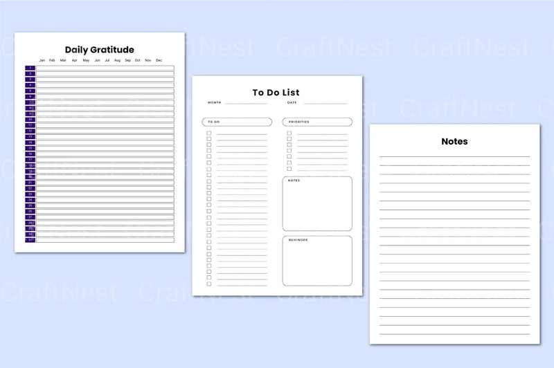 Wellbeing Clarity Workbook for Personal Growth - CraftNest - Digital Crafting and Art