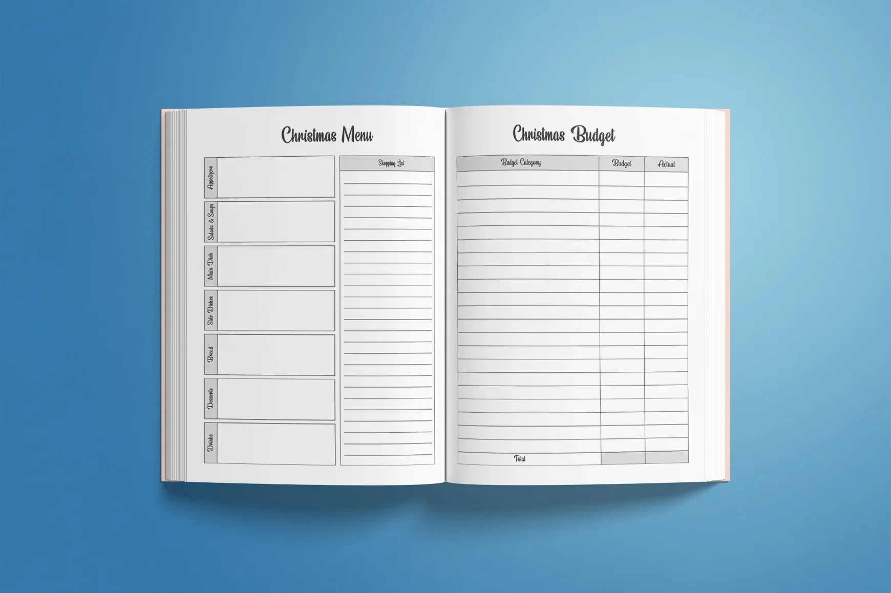 Christmas Planner from 100 Planner - CraftNest - Digital Crafting and Art