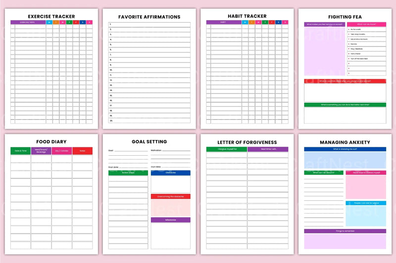 Mental Wellness Self-Care Guide - CraftNest - Digital Crafting and Art