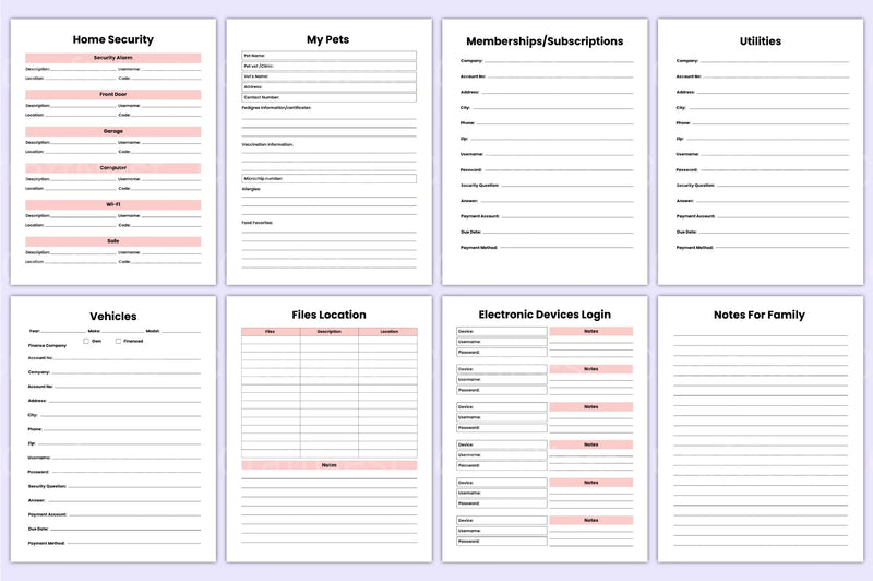 End of Life Planner Guide - CraftNest - Digital Crafting and Art