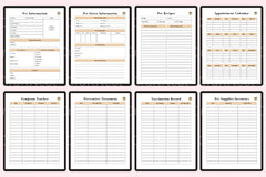 Pet Care Planner: Organize Your Pet's Health and Routine - CraftNest - Digital Crafting and Art