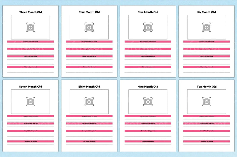 Baby Memory Book: Cherished Keepsake for New Parents - CraftNest - Digital Crafting and Art