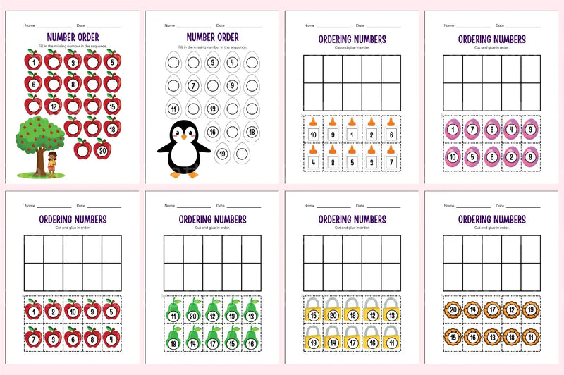 Kindergarten Addition Workbook - CraftNest - Digital Crafting and Art