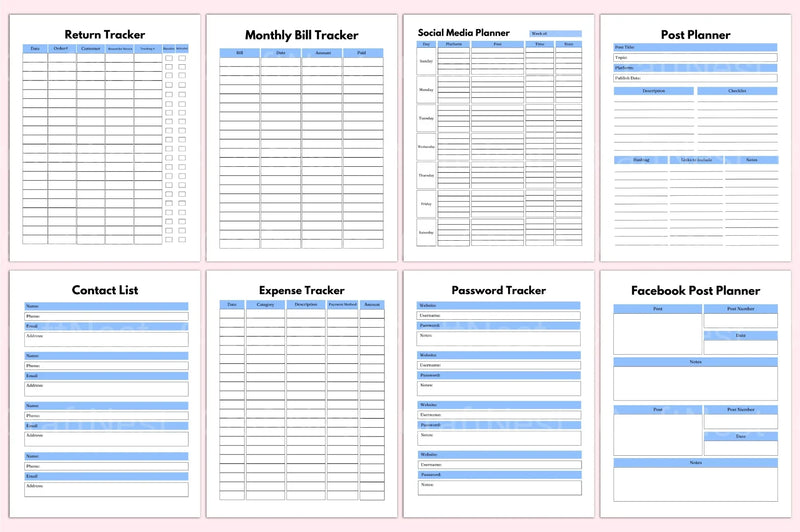 Business Planner Interior Design - CraftNest - Digital Crafting and Art