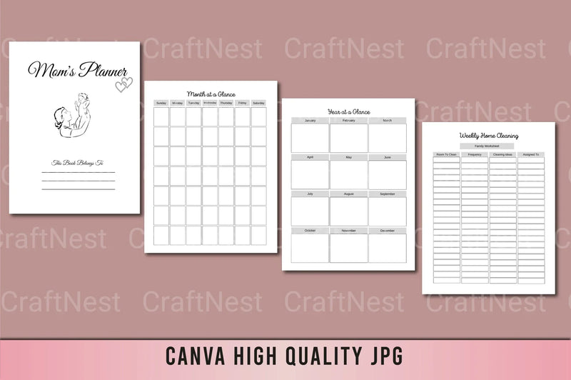 Ultimate Mom Planner for Busy Moms - CraftNest - Digital Crafting and Art