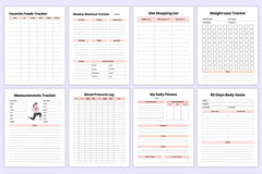 Weight Loss Planner for Effective Results - CraftNest - Digital Crafting and Art