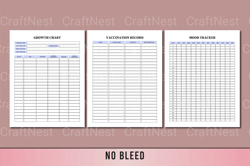 Medical Planner Template - CraftNest - Digital Crafting and Art