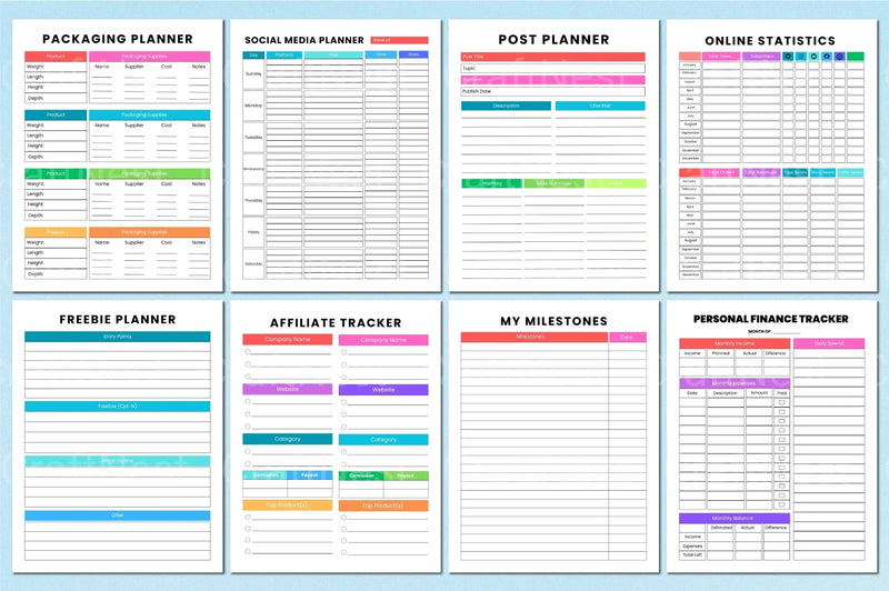 Online Success Planner - CraftNest - Digital Crafting and Art