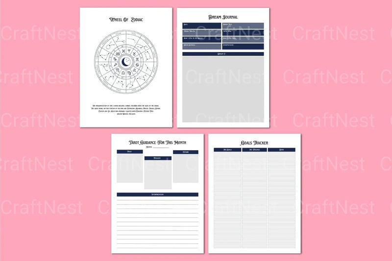 Astrology Witchcraft Workbook for Beginners - CraftNest - Digital Crafting and Art