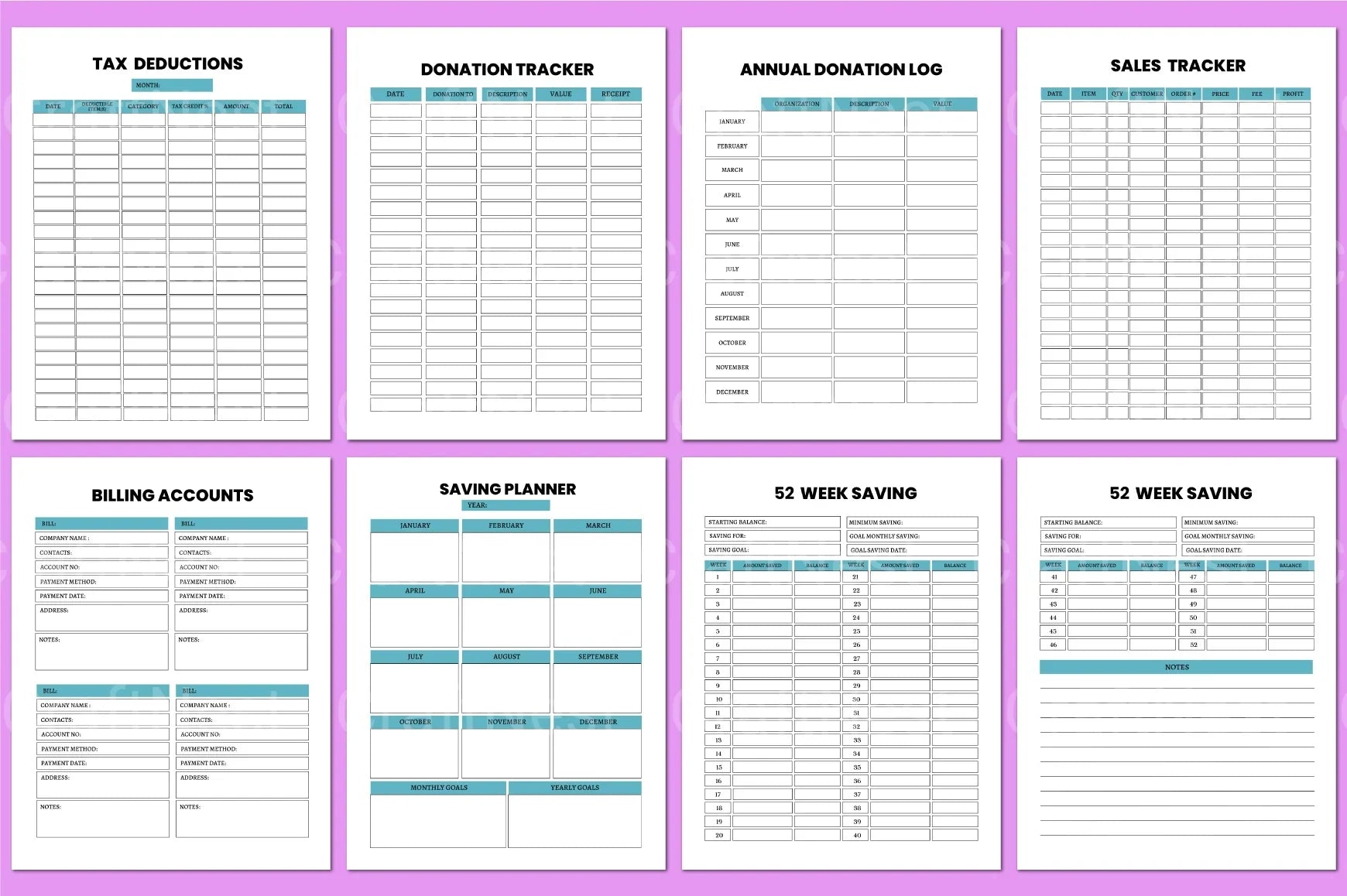 Budget Organizer Tool - CraftNest - Digital Crafting and Art