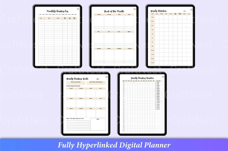 Reading Planner Guide - CraftNest - Digital Crafting and Art