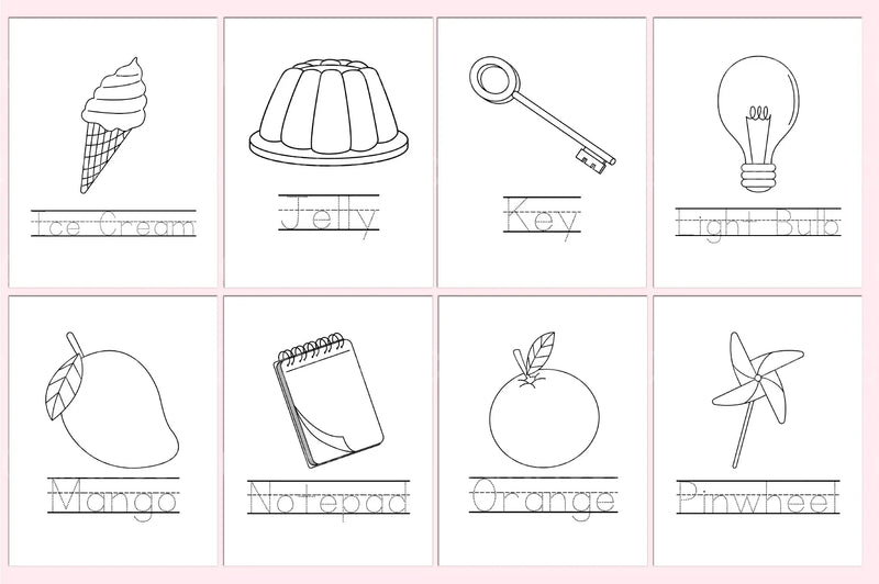 Alphabet Coloring Book for Kids - CraftNest - Digital Crafting and Art