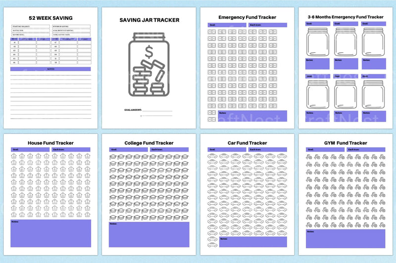 Budget Financial Planner - CraftNest - Digital Crafting and Art