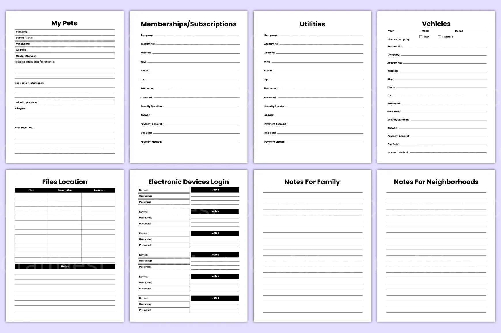End of Life Planner Guide - CraftNest - Digital Crafting and Art