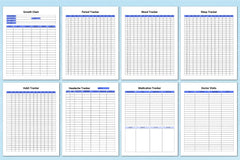 Medical Planner Template - CraftNest - Digital Crafting and Art