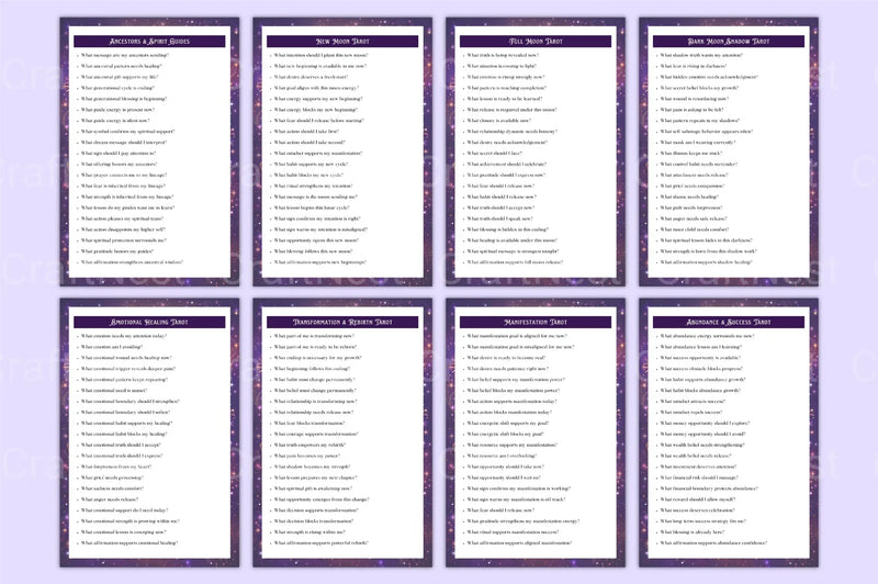 Tarot Prompts for Sacred Insight - CraftNest - Digital Crafting and Art
