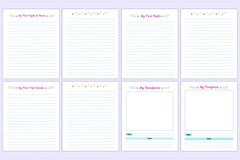 Baby Memory Book: Capture Precious Moments - CraftNest - Digital Crafting and Art