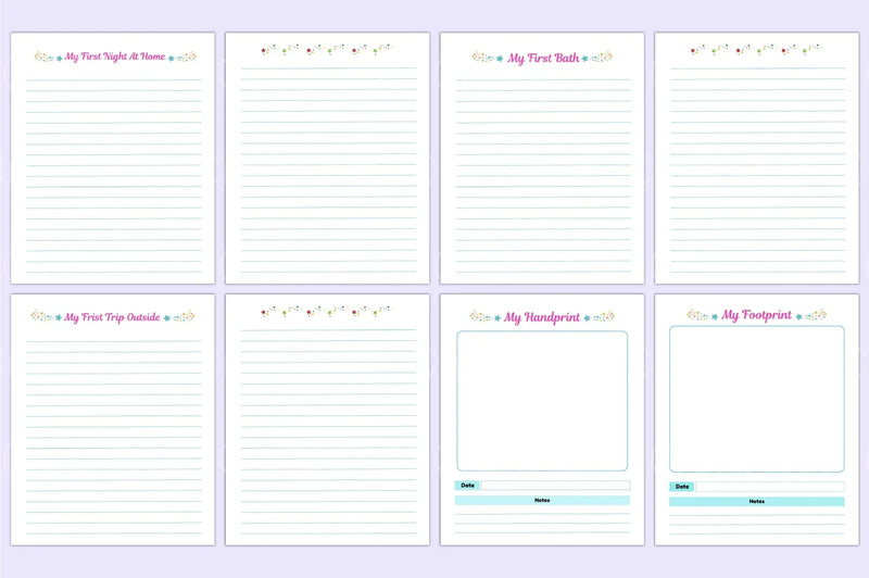 Baby Memory Book: Capture Precious Moments - CraftNest - Digital Crafting and Art