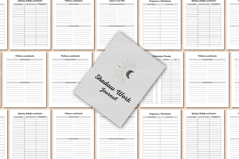 Shadow Work Prompts for Personal Growth - CraftNest - Digital Crafting and Art