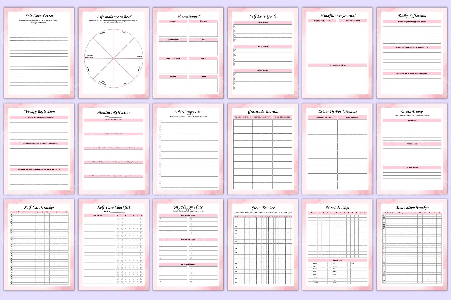 Self Love Wellness Guide - CraftNest - Digital Crafting and Art