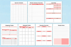 Student Planner Template on Canva - CraftNest - Digital Crafting and Art