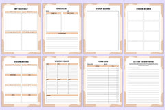 Vision Board Goal Workbook for Success - CraftNest - Digital Crafting and Art