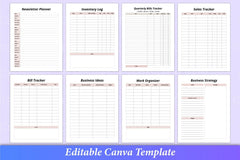 Side Hustle Planner Canva Template - CraftNest - Digital Crafting and Art