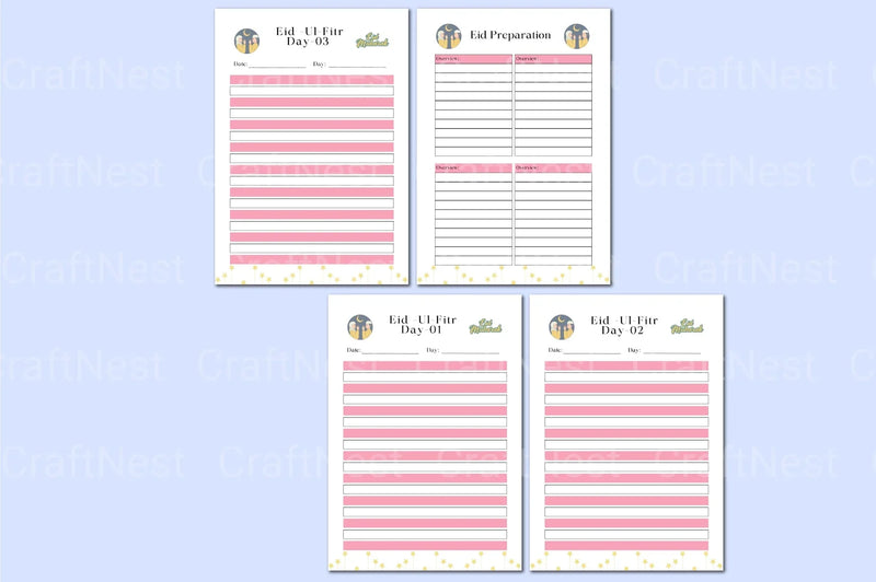 Ramadan Planner Template on Canva - CraftNest - Digital Crafting and Art