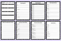 Final Wishes Legacy Organizer - CraftNest - Digital Crafting and Art