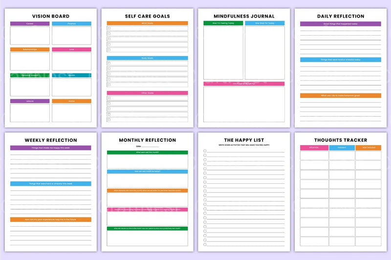 Self Discovery Workbook for Personal Growth - CraftNest - Digital Crafting and Art