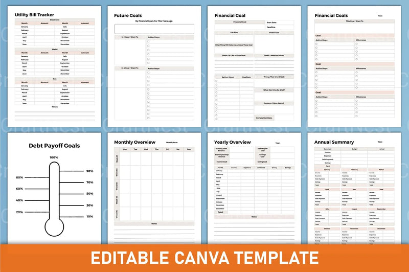Finance Tracker Tool - CraftNest - Digital Crafting and Art