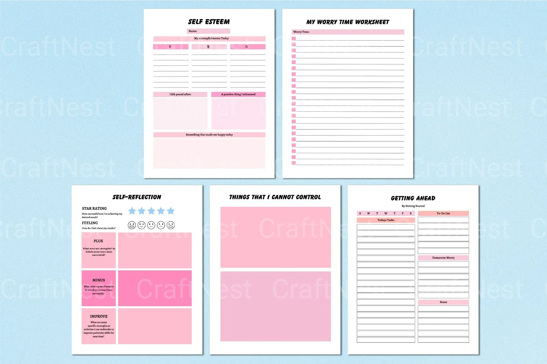 Self Control Activity Book for Kids - CraftNest - Digital Crafting and Art