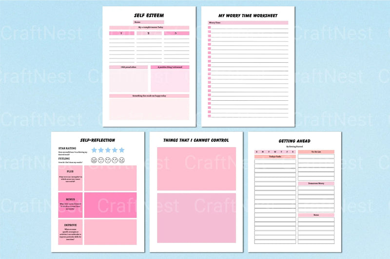Self Control Activity Book for Kids - CraftNest - Digital Crafting and Art