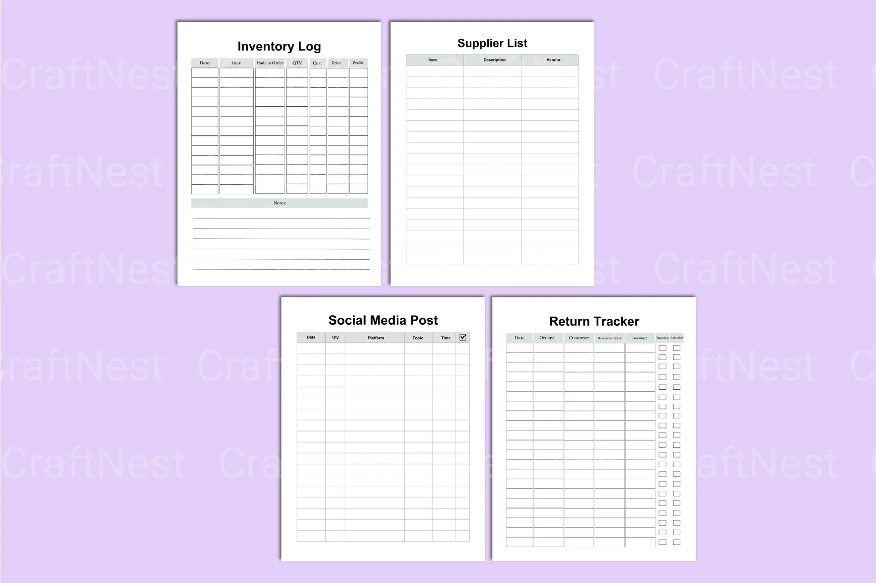 Girl Boss Planner: Empower Your Productivity - CraftNest - Digital Crafting and Art
