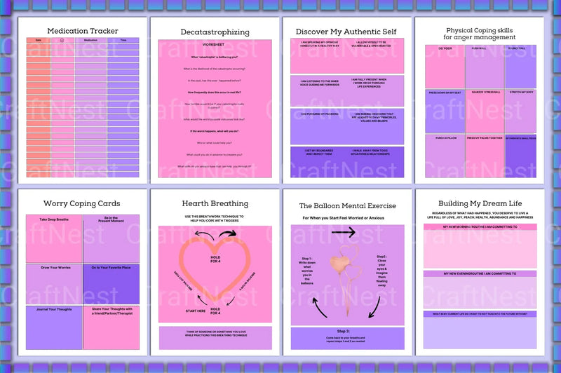 Trauma Processing Workbook for Healing and Recovery - CraftNest - Digital Crafting and Art