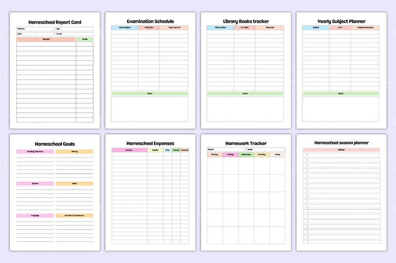 Home School Planner: Organize Your Homeschooling Effortlessly - CraftNest - Digital Crafting and Art